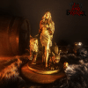 Figurine Freya à peindre soi-même ou effet patine