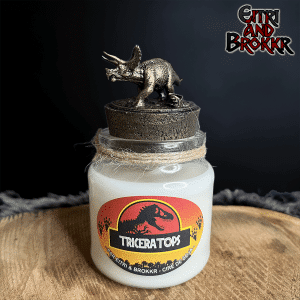 Bougie Dinosaure - Triceratops
