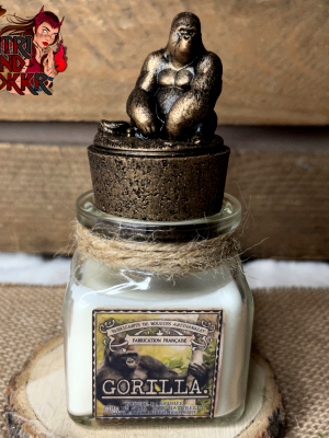 Bougie parfumée Gorille- Parfum Bois de santal