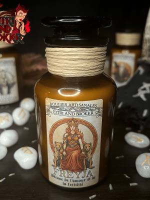 Bougie Dieux Nordiques - Freyja - Parfum au choix