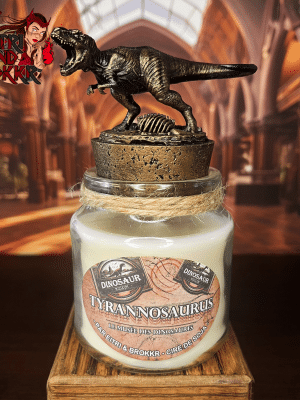 Bougie Tyrannosaurus T-rex - Musée des Dinosaures