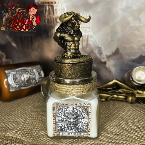 Bougie parfumée "Minốtauros" - La bougie du Minotaure - Mythologie grecque