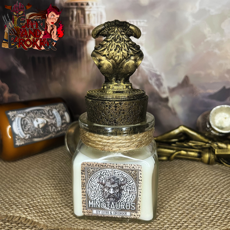 Bougie parfumée "Minốtauros" - La bougie du Minotaure - Mythologie grecque