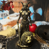 Figurine de Freya, Déesse Guerrière avec Épée et Bouclier Lynx ( Freyja )
