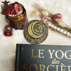 Marque-Page en résine et acier inoxydable - "Clair Obscure" avec Lune et Soleil couleur Or