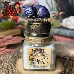 Bougie parfumée - We're All Mad Here - Chat du Cheshire - Alice