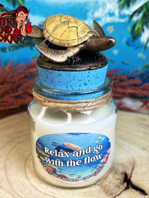 Bougie Tortue - Relax and Go With the Flow