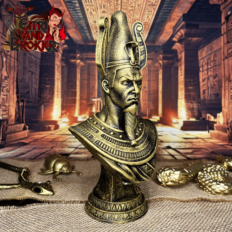 Buste d'Osiris- Figurine Égyptienne 20 cm