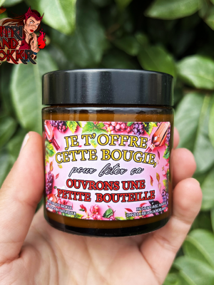 Bougie Apéro - Ouvrons une bouteille !