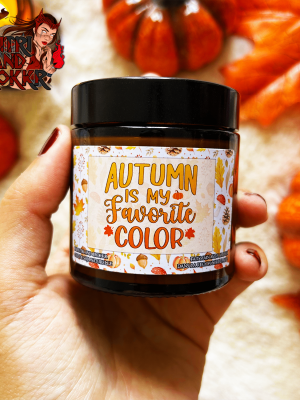 Bougie "Autumn is My Favorite Color"