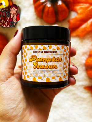 Bougie "Pumpkin Season" – Ambiance Automnale
