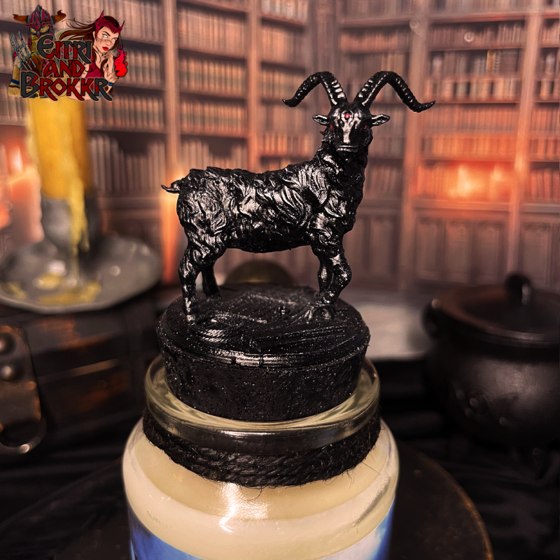 Bougie The black goat - la chèvre du sabbat