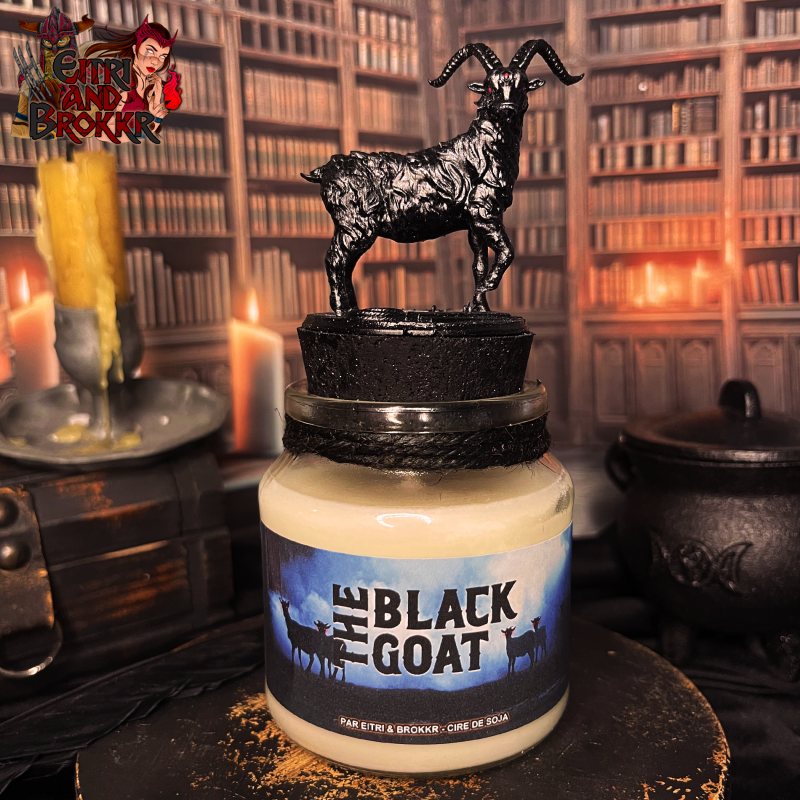 Bougie The black goat - la chèvre du sabbat