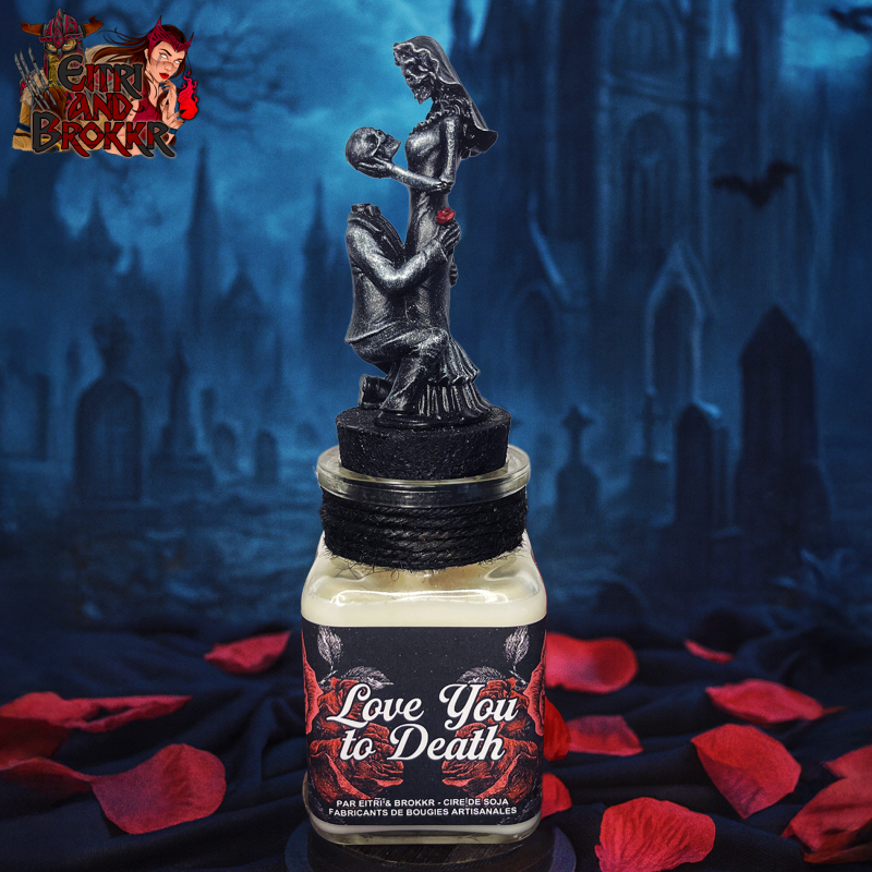 Bougie Love You to Death - Déclaration d’amour éternel