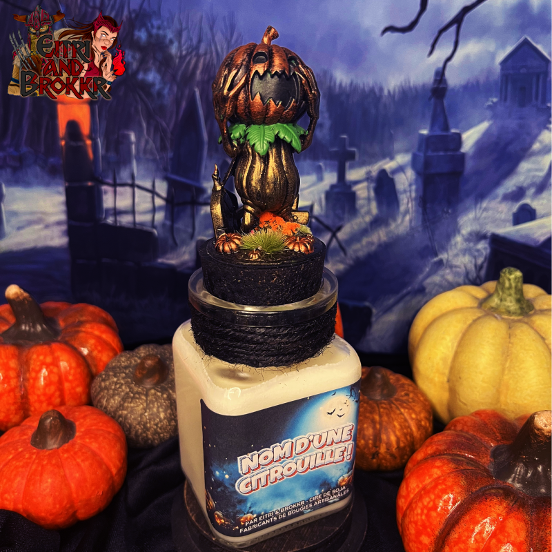 Bougie Nom d’une citrouille ! - Halloween c'est son moment !