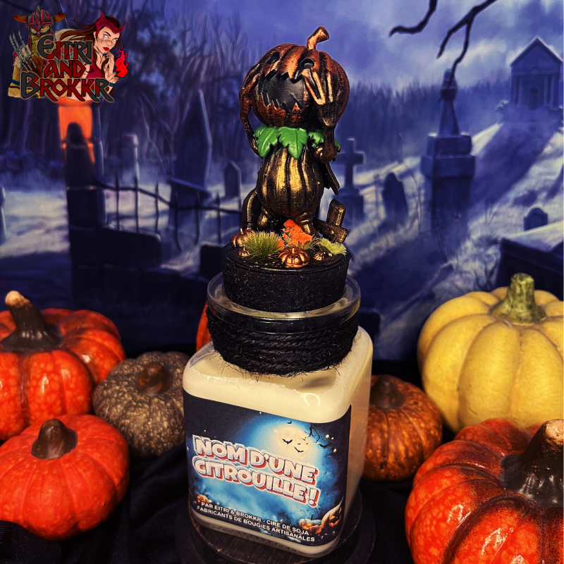 Bougie Nom d’une citrouille ! - Halloween c'est son moment !