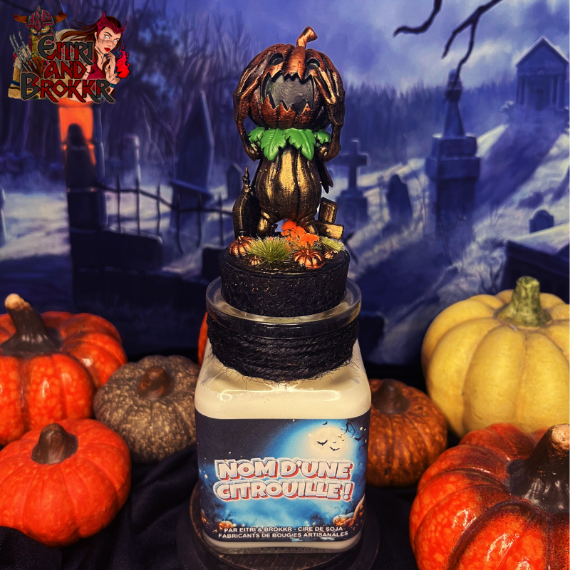 Bougie Nom d’une citrouille ! - Halloween c'est son moment !