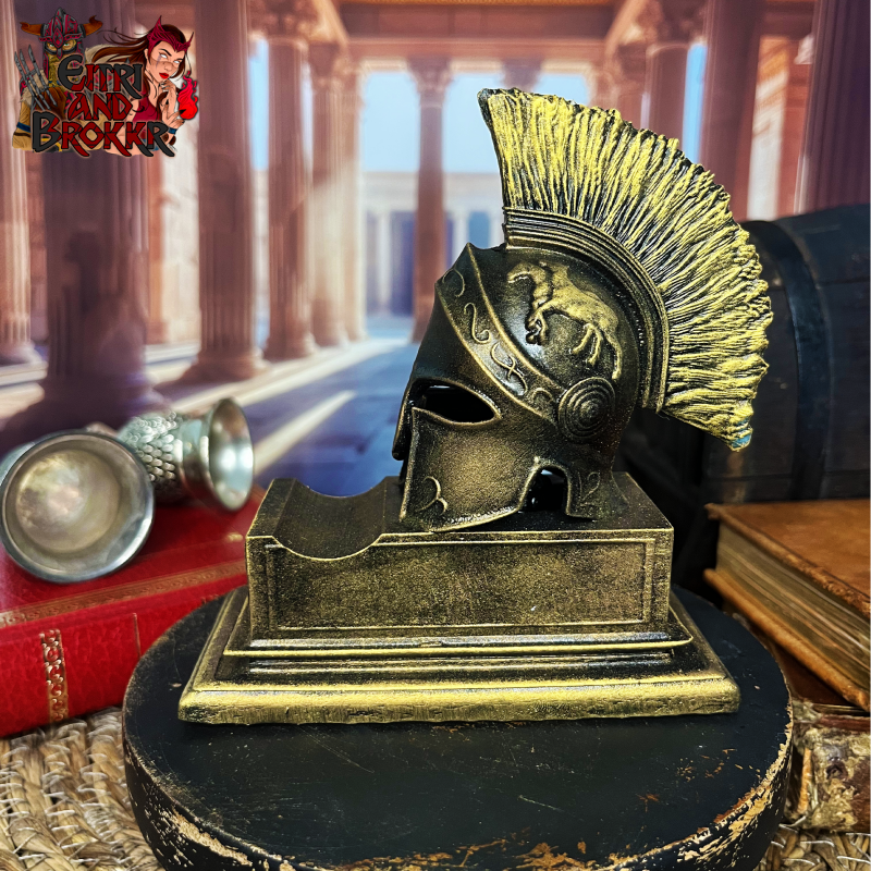 Porte-cigare SPQR– Le casque romain à crête rouge
