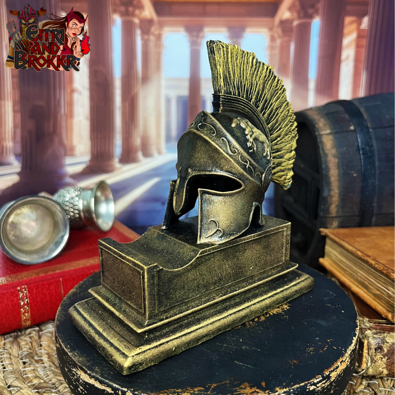 Porte-cigare SPQR– Le casque romain à crête rouge