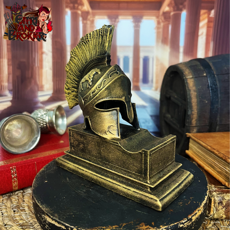 Porte-cigare SPQR– Le casque romain à crête rouge