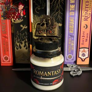 Bougie “ROMANTASY – Pour celles qui tombent amoureuses regulierement