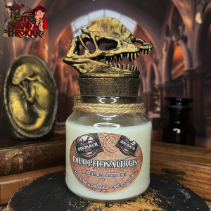 Bougie Crâne du Dilophosaurus - Musée des Dinosaures