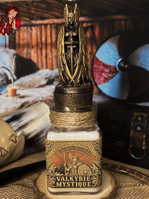 Bougie "Valkyrie Mystique" - Messagère du Valhalla