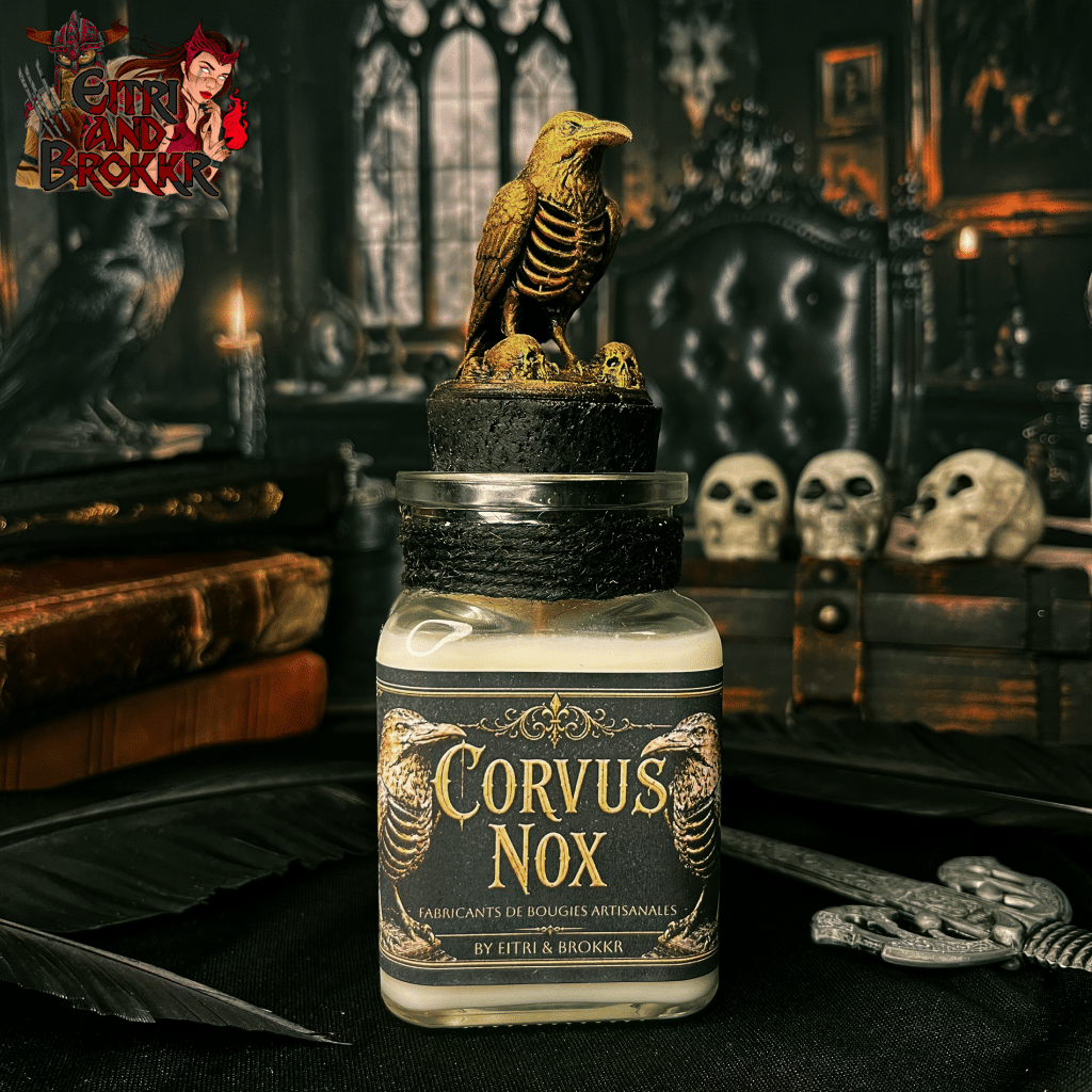 Bougie Corvus Nox | Le corbeau de la nuit