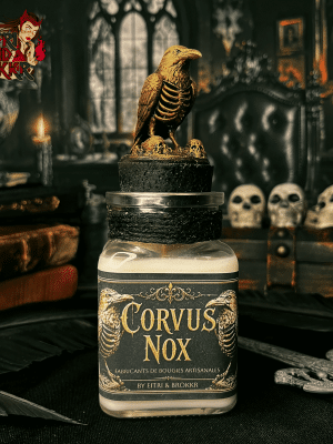 Bougie Corvus Nox | Le corbeau de la nuit
