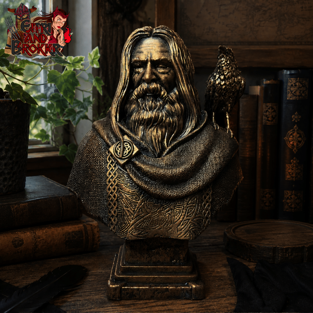 Buste de Odin, le dieux nordiques 29cm | Mythologie Viking