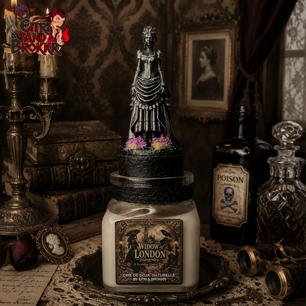 Bougie The Widow of London | Gothique victorienne