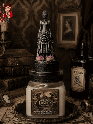 Bougie The Widow of London | Gothique victorienne