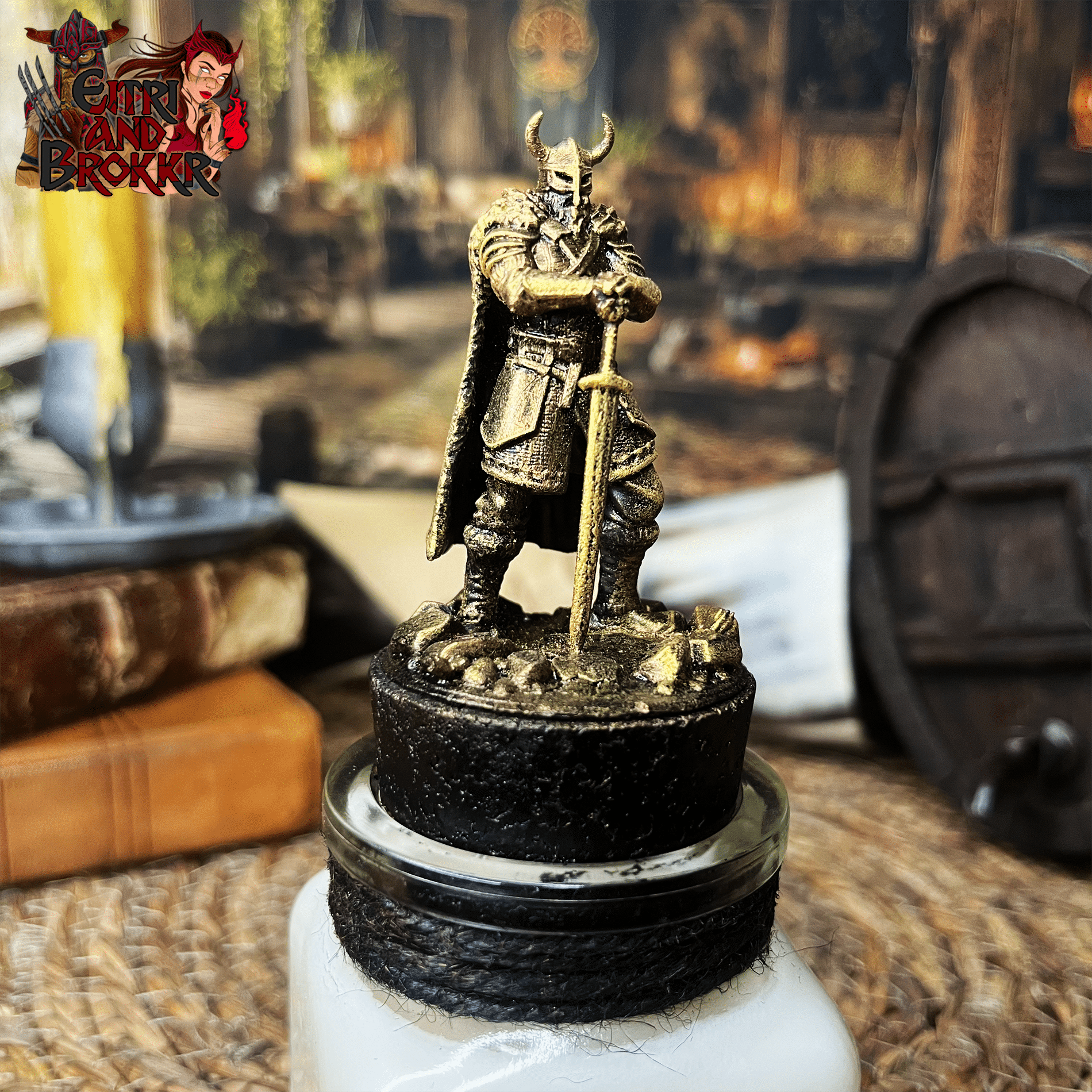 Bougie Beowulf | héros nordique | dragon | mythologie