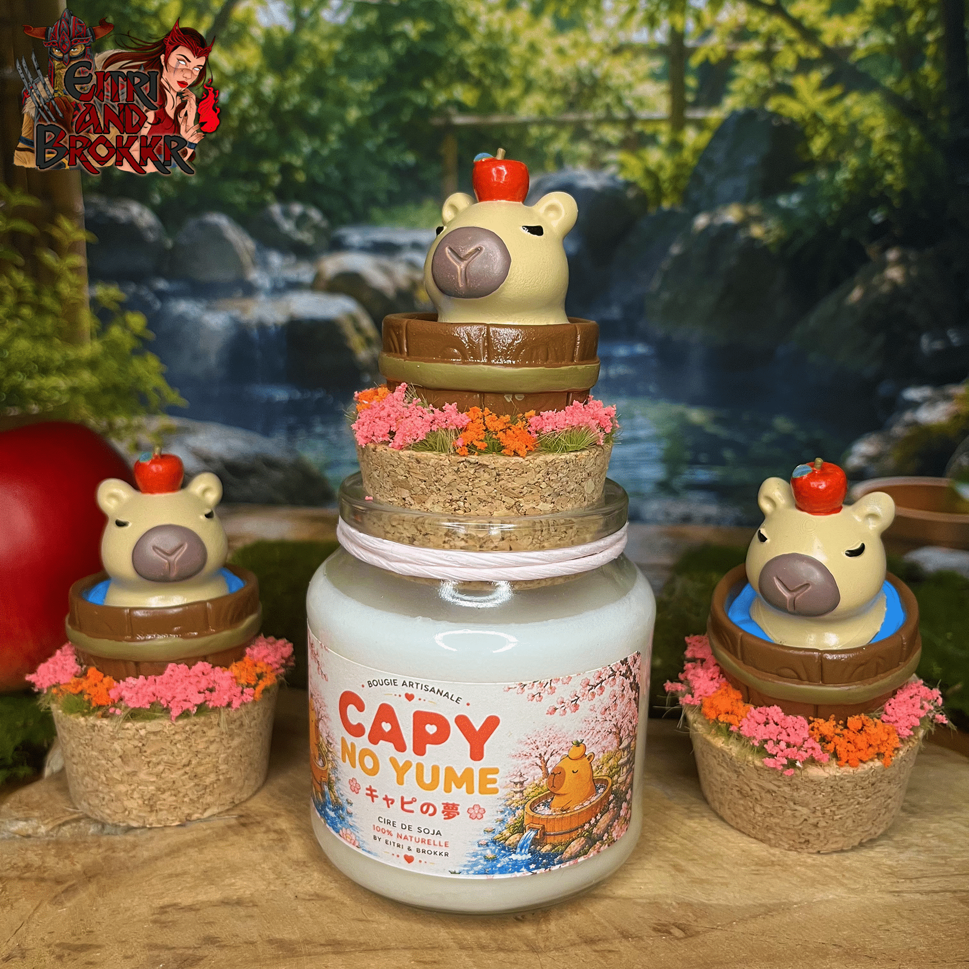 Bougie Capy No Yume | Ambiance japonaise, capybara kawaii – Image 3