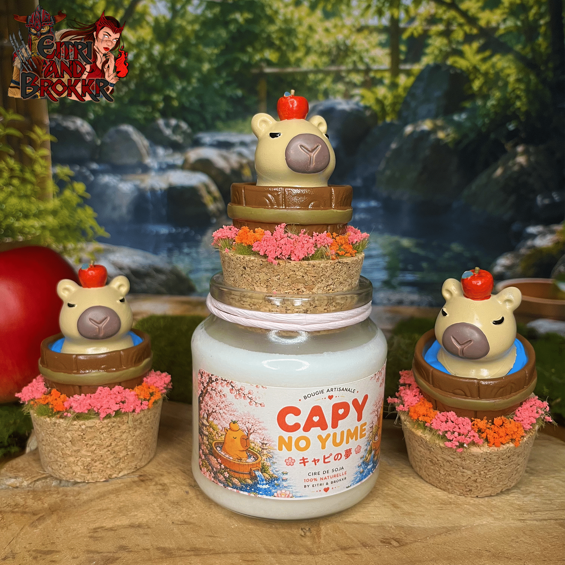 Bougie Capy No Yume | Ambiance japonaise, capybara kawaii – Image 2