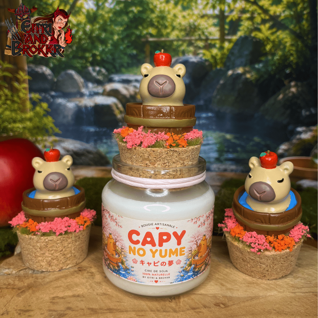 Bougie Capy No Yume | Ambiance japonaise, capybara kawaii