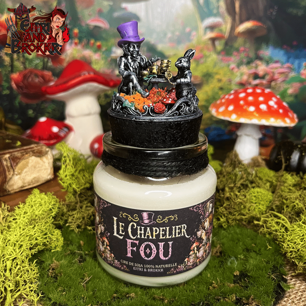 Bougie Le Chapelier Fou | Inspirée Alice au pays des merveilles