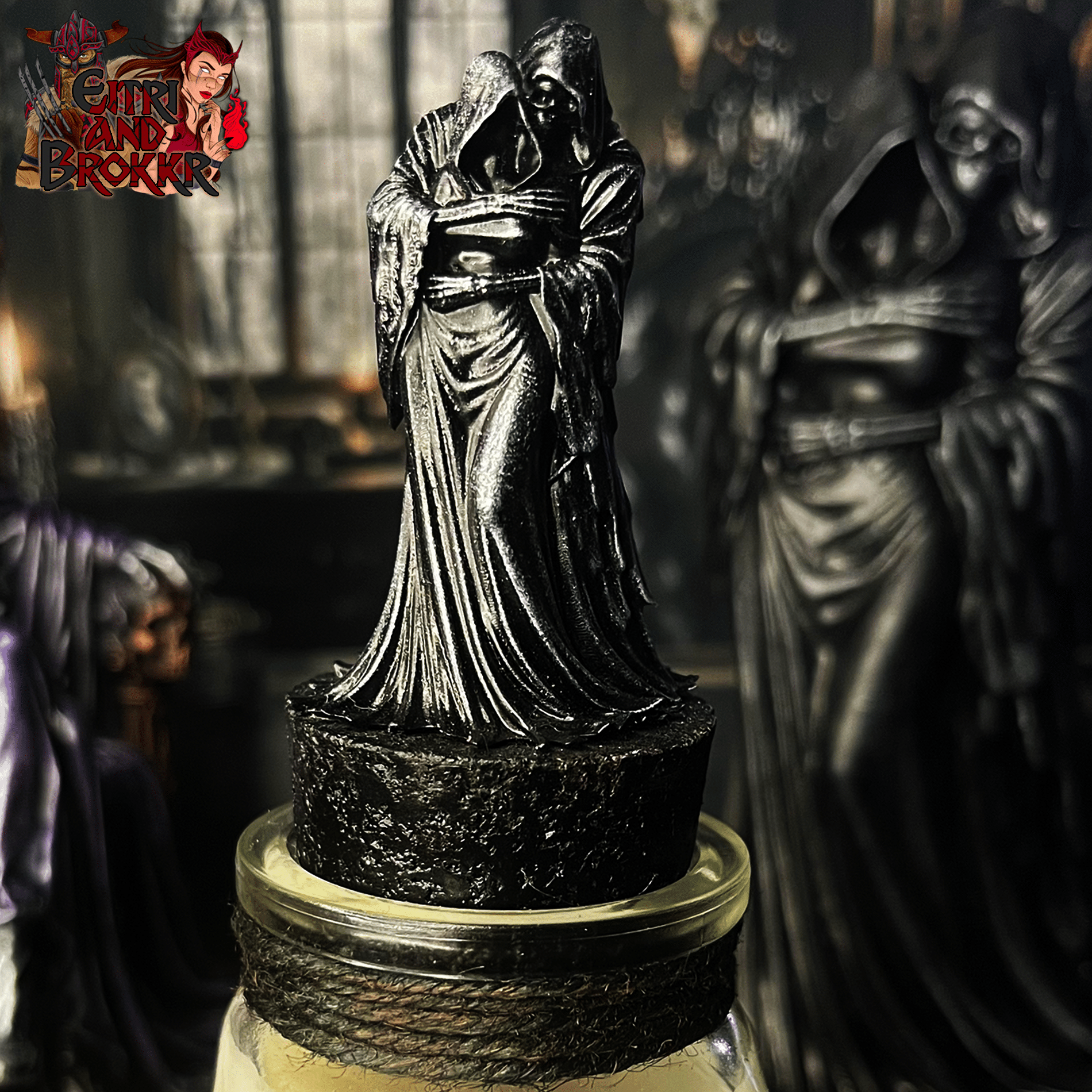 Bougie Étreinte éternelle | ambiance gothique, romantique et macabre