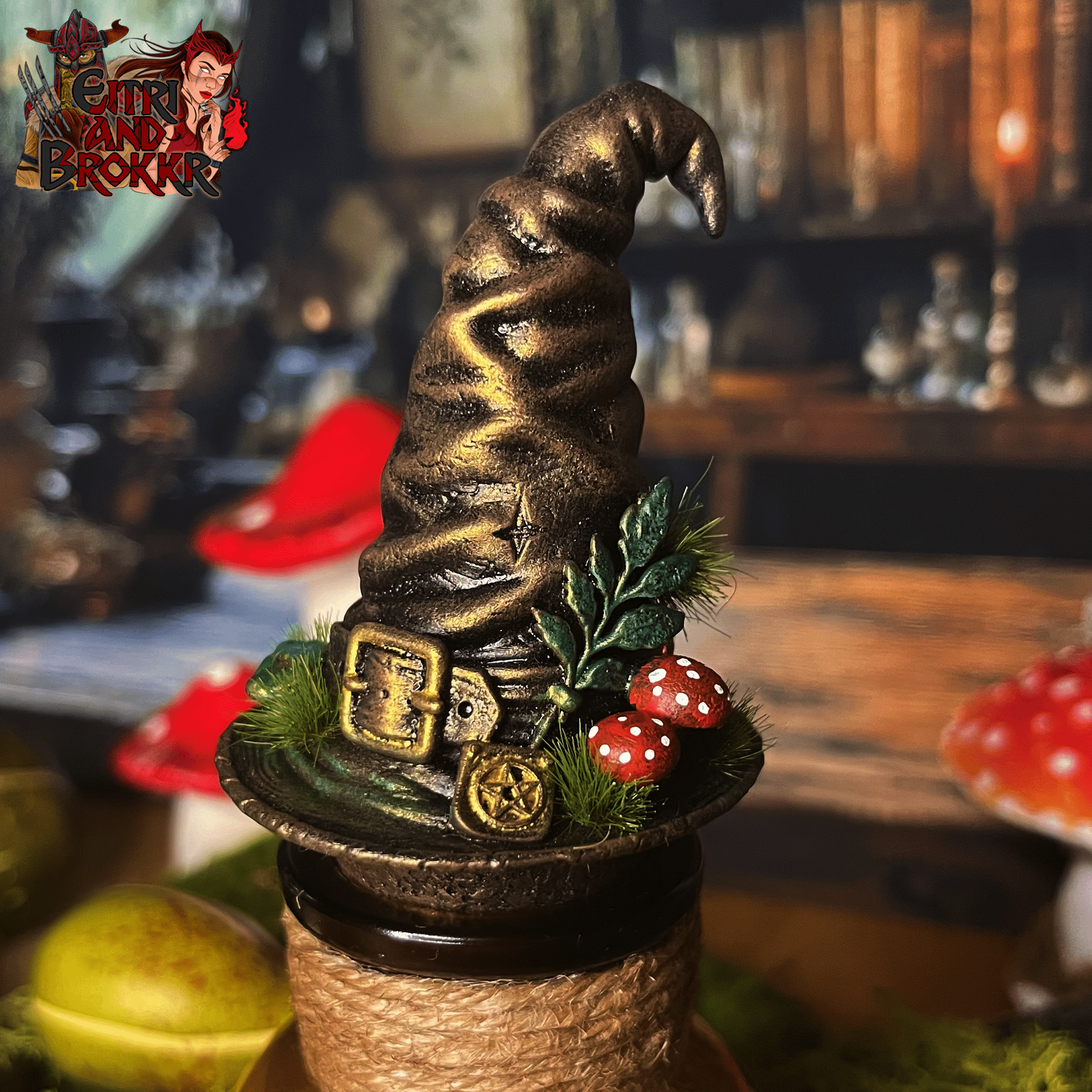 Bougie Green Witch | ambiance witchy, Sorcière de la nature – Image 3