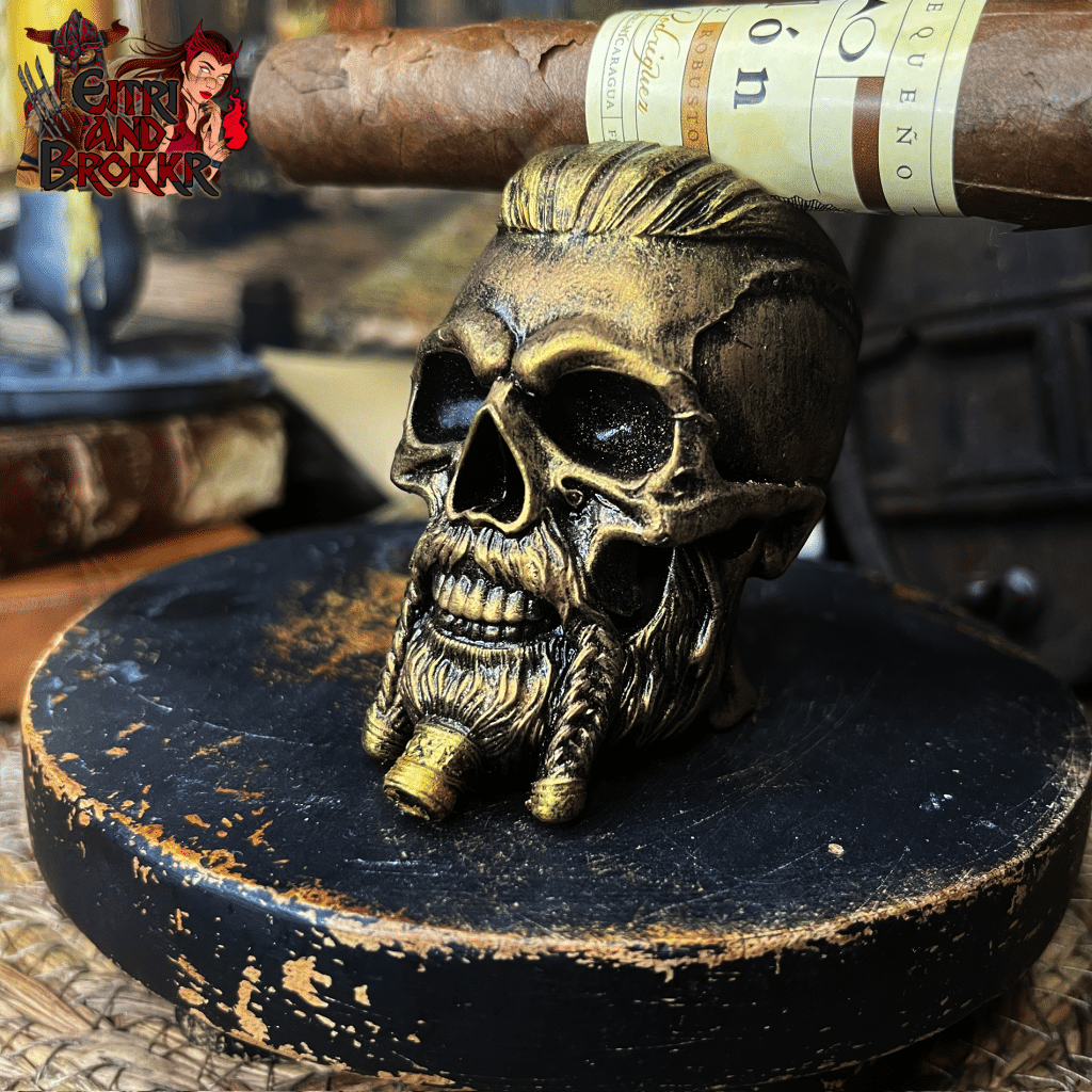 Porte-Cigare Viking | crâne nordique